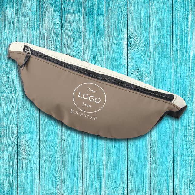 Company logo beige brown accessory belly bag (Creator Uploaded)