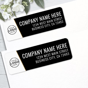 Company Logo Black Gold Business