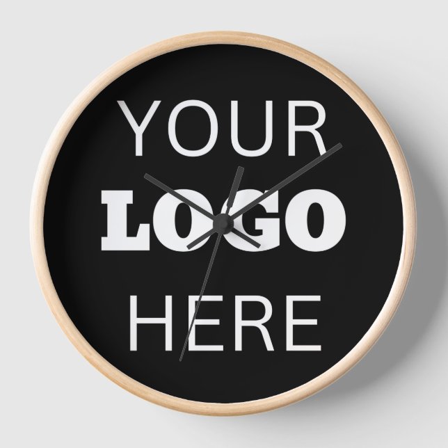 Company Logo Branded Clock (Front)