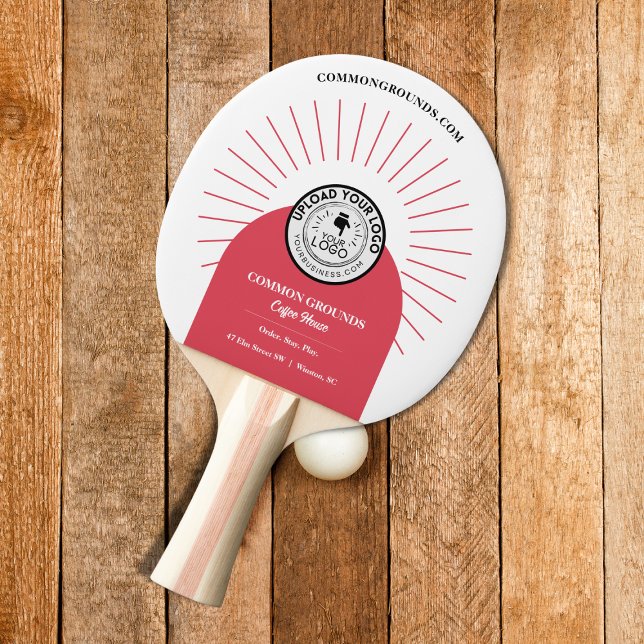 Company Logo Branded Promotional Ping Pong Paddle (Creator Uploaded)