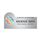 Company Logo Brushed Grey Colour Plastic Employee