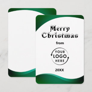 Company Logo Business Christmas Greeting Cards