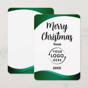 Company Logo Business Christmas Greeting Cards