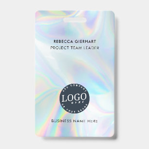Company Logo Business Holographic Employee ID Badge
