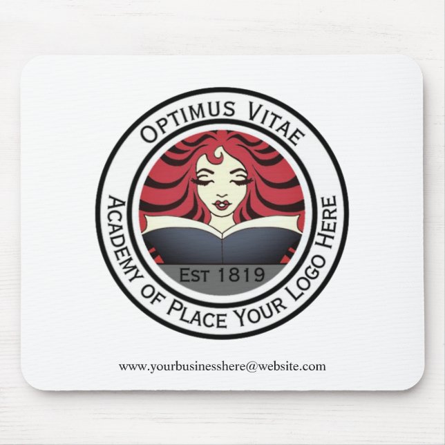 Company Logo Business Mouse Mat (Front)