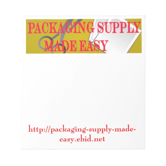 Company Logo Business Notepad Template (Front)