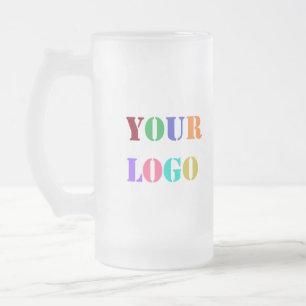 Company Logo Business Promotional Glass Beer Mug