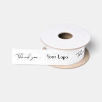 Company Logo Business Thank you Packaging Ribbon