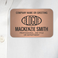 Company Logo Copper Colour Printed Plastic Employe