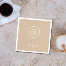 Company Logo Corporate Paper napkins