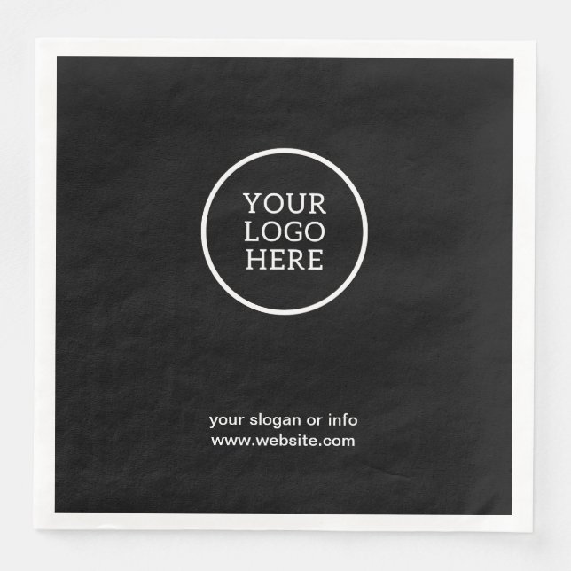 Company Logo |  Corporate Paper napkins (Front)