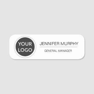 Company Logo & Employee Name Tag