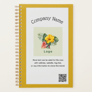 Company Logo Gift Merchandise QR code Planner