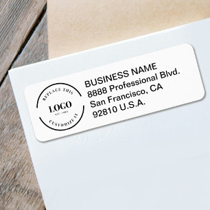 Company logo here Custom business Return address