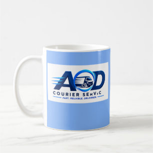 Company Logo Light Blue Coffee Mug
