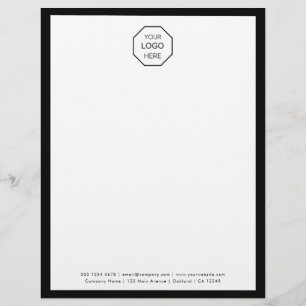 Company Logo Modern minimalist letterhead