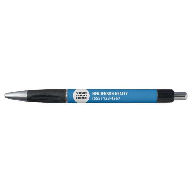 Company Logo Name, Phone Promotional Business Pen (Front)