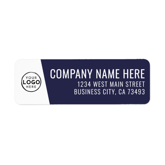 Company Logo Navy Blue Business (Front)