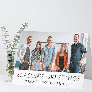 Company Logo Personalised Business and Corporate Holiday Card