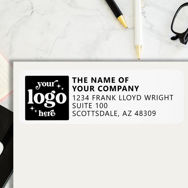 Company Logo Personalised Business Return Address (Creator Uploaded)