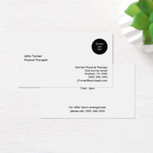Company Logo Personalised Custom Business Cards