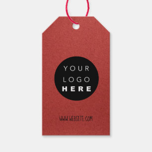 Company Logo Product Description MADE USA Red Gift Tags