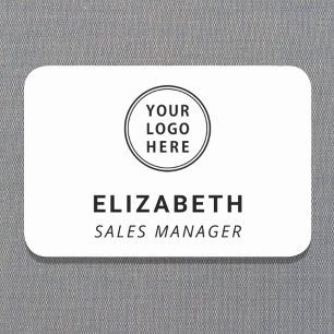 Company Logo Professional Name Tag