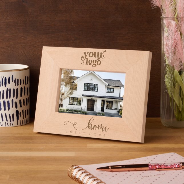 Company Logo Realtor Closing Gift For Client Etched Frames (Creator Uploaded)