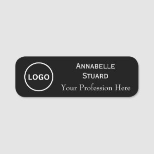 Company Logo Retail Employee Name Tag