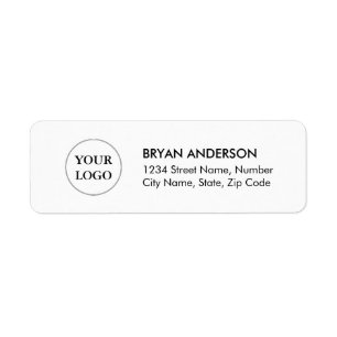 Company Logo Return Address Label