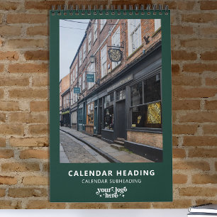 Company Logo Simple Modern Minimalist Promotional  Calendar