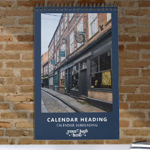 Company Logo Simple Modern Minimalist Promotional Calendar