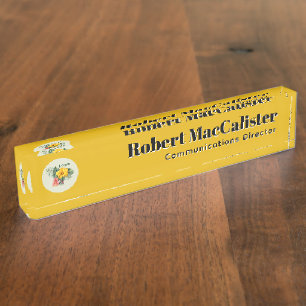 Company Logo Template Nameplate