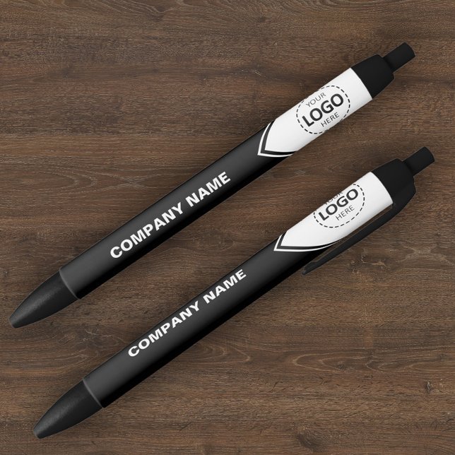 Company Logo & Text Black Pen (Creator Uploaded)