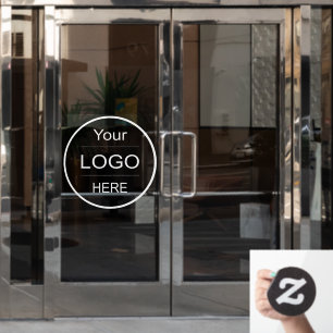 Company Logo Upload: Customise Your Business Logo  Window Cling