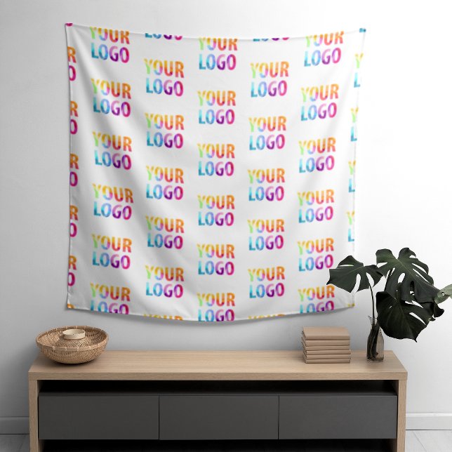 Company Logo Video Conference Backdrop Tapestry (Creator Uploaded)