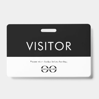 Company Logo Visitor Badge ID Badge