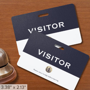 Company Logo Visitor Badge ID Badge