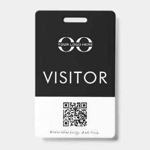 Company Logo Visitor Badge ID Badge