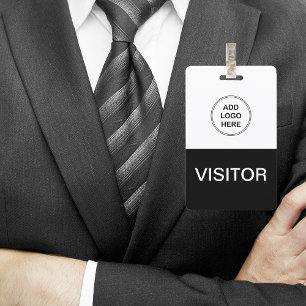 Company Logo Visitor ID Badge