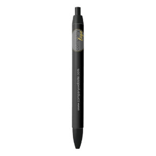 COMPANY LOGO WEBSITE PROMOTIONAL MARKETING BLACK BLACK INK PEN