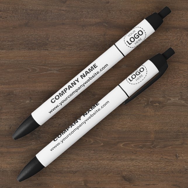 Company Logo & Website White Pen (Creator Uploaded)