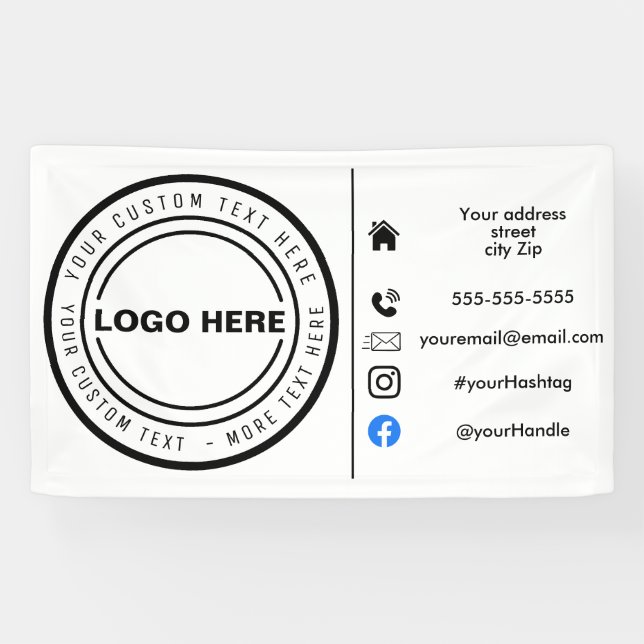 Company Marketing business logo Banner (Horizontal)