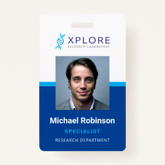 Company Medial Employee Badge ID Badge