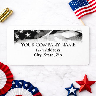 Company Name American Flag US Label