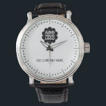 Company Name And Logo Corporate Promotional Watch<br><div class="desc">Branded Watches make unique corporate promotional gifts. Personalise with your company name and logo. The logo watches also make great gifts of appreciation for employees.</div>