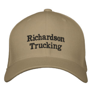 Company Name Any Text In Any Colour Embroidered Hat