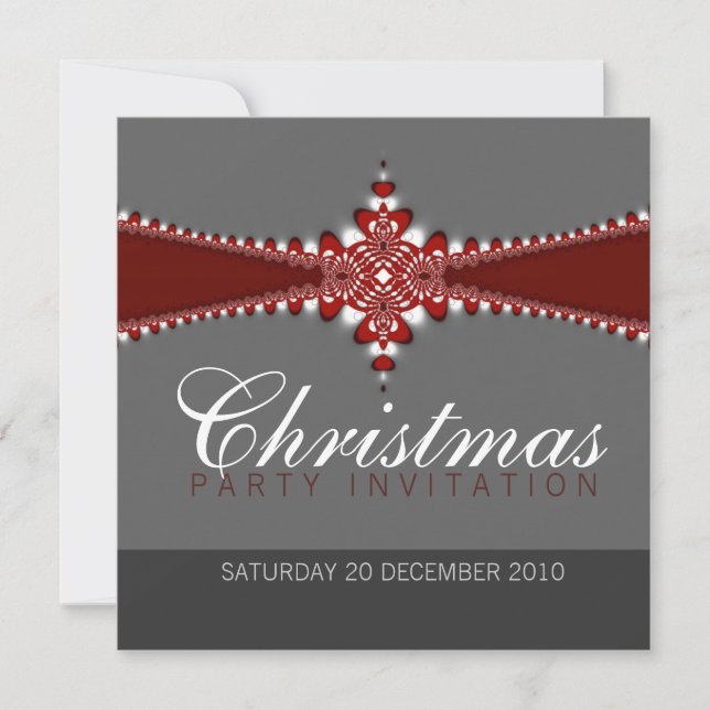 Company Office Stylish Christmas Invitations (Front)