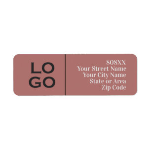 Company or Business Custom Logo on Canyon Rose