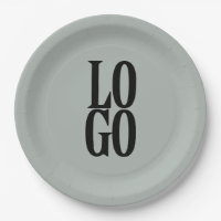 Company or Business Custom  Logo on Sage Green